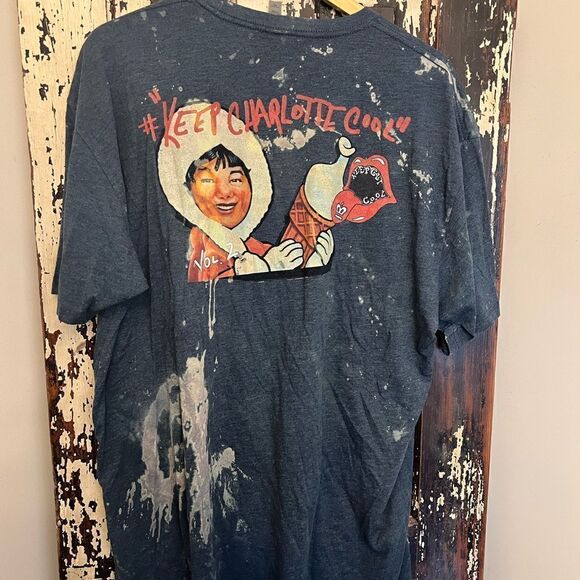 Unisex Keep Charlotte Cool Volume 2 customized T-shirt. Size 3X. - Picture 4 of 6